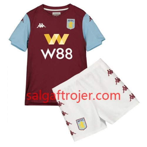 Aston Villa Fodboldtrøjer Børn Hjemmebanesæt 2019/20 Kort ærmer Aston Villa Fodboldtrøjer Børn Hjemmebanesæt 2019/20 Kort ærmer